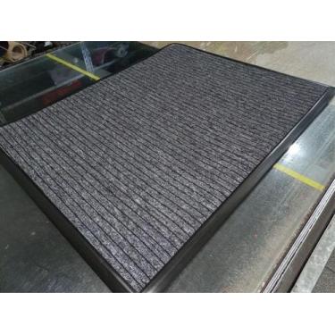 Imagem de Tapete Duo preto com bordas flex - Rodapex, 1,00 x 4,00