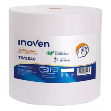 Imagem de Pano de Limpeza Multiuso Rolo com 600 Toalhas Wiper Inoven 25x40cm Rol
