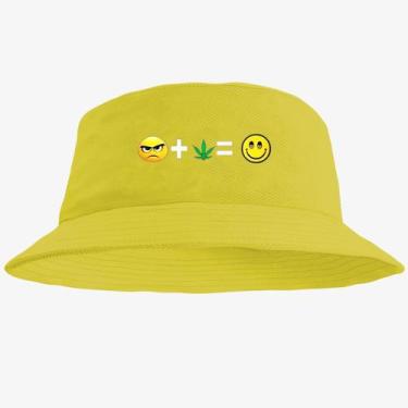 Imagem de Boné Chapéu Bucket Hat Estampado Emoji - MP Moda Masculina, Único, Ama