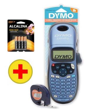 Imagem de Rotulador Eletrônico Letratag Lt100h AZUL Com 1 Fita 4 Pilha - DYMO