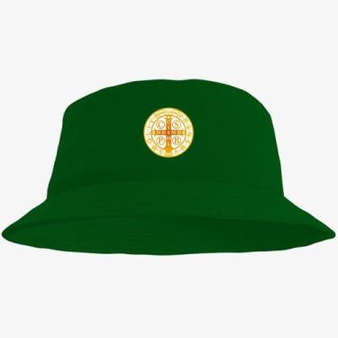 Imagem de Boné Chapéu Bucket Hat Estampado Medalha Sao Bento - MP Moda Masculina