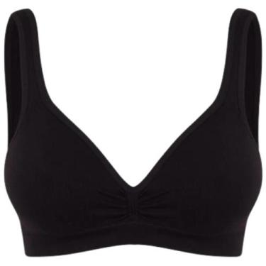 Imagem de Sutiã Top Daily Sem Costura Com Bojo Trifil, Preto, 44