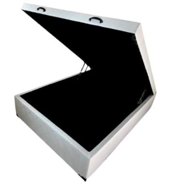 Imagem de Cama Baú Casal Blindada - Estrutura Reforçada (Branco)