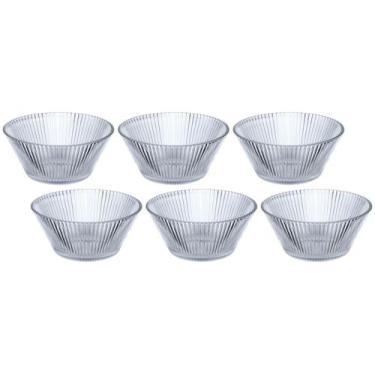 Imagem de Centro de Mesa de Vidro Redondo Hauskraft Graffiato 6 Peças