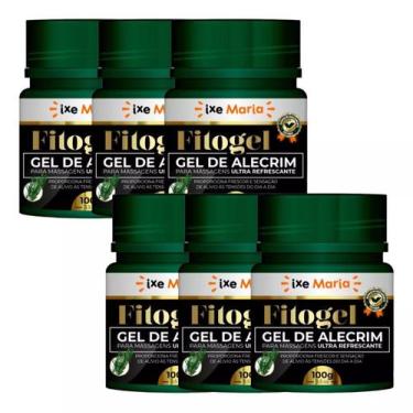 Imagem de Kit 6 Gel de Alecrim Fitogel Combate Dor Muscular e Suaviza as Tensões