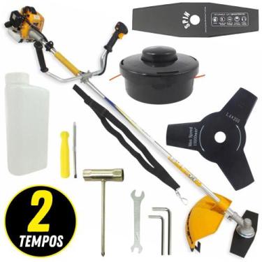 Imagem de Roçadeira Profissional Vulcan VR260H 2T 26CC 0,9CV Potente, Lâmina Fac