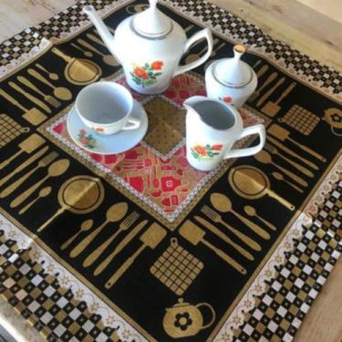 Imagem de Toalha de Chá  Linhão 70 Cm x 70 Cm Estampa Variadas  Kit C/8 - Simar 