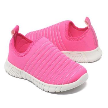 Imagem de Tênis Infantil Menina Escolar Rosa 20 Ao 36 - Anabe Calçados, Pink, 30