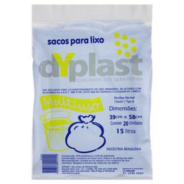 Imagem de Saco de Lixo Dyplast 15L Embalagem 20Un