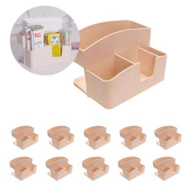 Imagem de 10un Porta Guardanapo Sachê C/ Divisórias Restaurante Bege - EVO