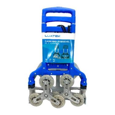 Imagem de Carrinho Dobrável Sobe Escada Azul Luatek Modelo LWJ-194