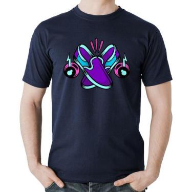 Imagem de Camiseta Algodão Walk The Talk - Foca na Moda, Marinho, GG