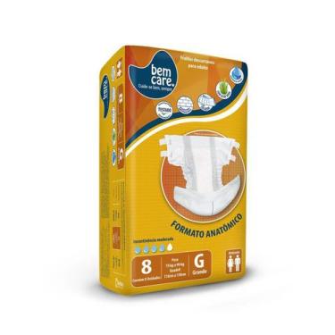 Imagem de Fralda Geriátrica Bem Care G Com 08 Unidades - 3-BEM CARE MARDAN
