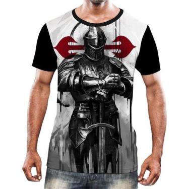 Imagem de Camisa Camiseta Cavaleiros Templários Cruzadas Armaduras 13 - Enjoy Sh