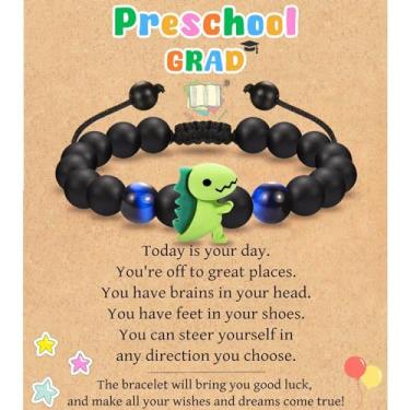 Imagem de Leyung Pulseira de presente para meninos e meninas, aniversário, Natal, Dia dos Namorados, Páscoa, primeiro dia de escola, jardim de infância, pré-escolar, presentes de formatura para meninas e