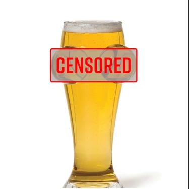 Imagem de BigMouth Inc Copo de cerveja Boobies N, copo soprado à mão para amantes de cerveja, ótimo presente para amigos e festas, 473 ml