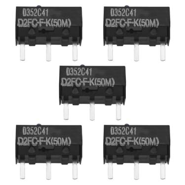 Imagem de OTOTEC 5 microinterruptores D2FC-F-K (50 m) para mouse de ponto azul compatíveis com Logitech Série MX, compatível com a série Logitech G, compatível com Apple G3 G4 G5