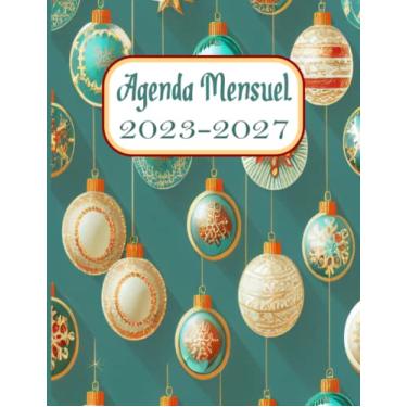 Imagem de Agenda Mensuel 2023-2027: 5 Ans | Agenda Journalier, Avec une belle couverture de Noël. Semainier et Mensuel De Janvier 2023 a Décembre 2027 | ... et Planificateur de 60 Mois | Grand Format A4