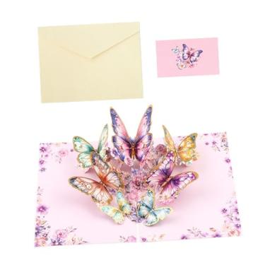 Imagem de Cartão de Visita Do Dia Das Mães, Escultura de Papel, Buquê 3d, Floral, Perfumado, Cartão de Bênção para Festival, Aniversário, Amigos, Rosa