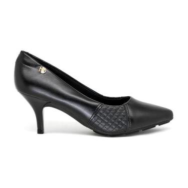 Imagem de Scarpin Modare Feminino Joanete Anatômico 7013636, Nob preto, 37