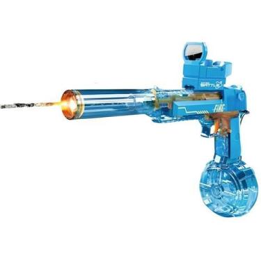 Imagem de Pistola De Água Enjoying Fun Com Mira E Silenciador Led - Chemaster, A