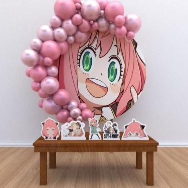 Imagem de Kit Festa Painel Redondo Anya Spy my Family - IMPAKTO VISUAL