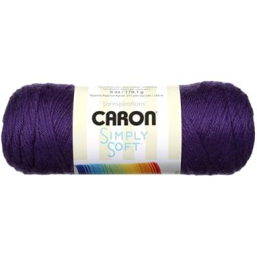 Imagem de Caron Bulk Buy Simply Soft Yarn Solids (pacote com 3) Roxo H97003-9781