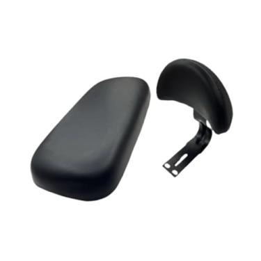 Imagem de rockible Almofada de banco traseiro de bicicleta elétrica confortável, ciclismo simples instalação fácil instalação elétrica de bicicleta sela de sede, com Pequeno Encosto