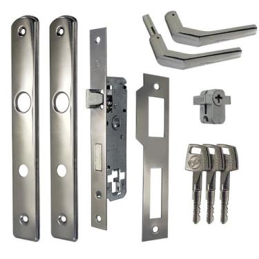 Imagem de Fechadura Perfil Estreito Reta Tetra Popline 20X53 Soprano