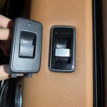 Imagem de Seja adequado compatível com 2017-2023 Land Rover Range Rover Sport L494 Elevador de janela de carro Interruptor de janela elétrica Botão de controle de elevação