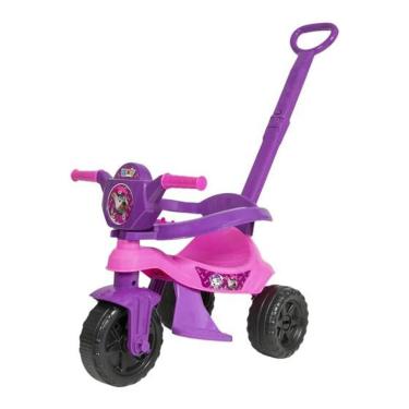 Imagem de Triciclo de Passeio e Pedal Infantil Kemotoca 3 Em 1 Baby Dog Kendy