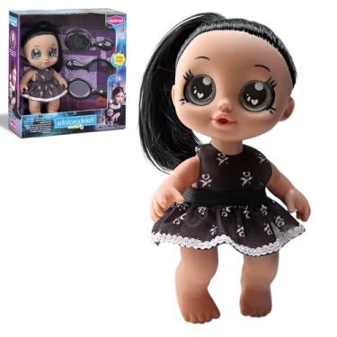 Imagem de Boneca Baby Rainbowzinha Fashion Wandinha Rainbow 20 cm - Boneca Vandinha Infantil com Acessorios Meninas - PANAMI