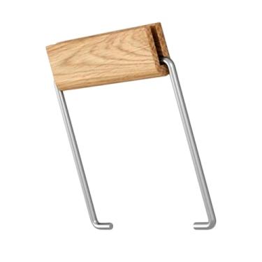 Imagem de Fenteer Organizador do banheiro de papel higiênico Organizador de tecidos Classic Creative Dispenser Rack de armazenamento para lavanderia quartos do banheiro, Prata