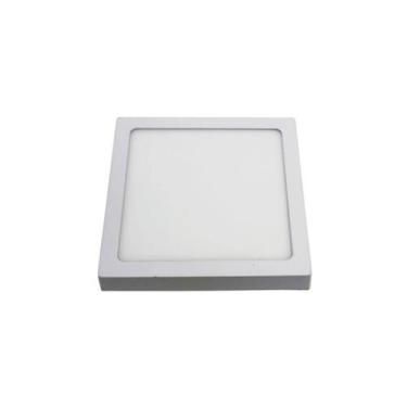 Imagem de Plafon Led Sobrepor Branco 18w 22x22cm Yamamura, LED BRANCO FRIO (6000