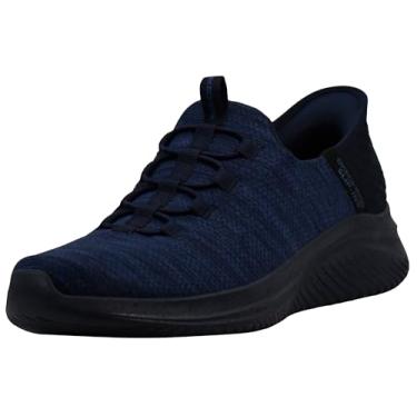 Imagem de Skechers Tênis masculino Ultra Flex 3.0 Right Away Hands Free Slip-in, Azul marinho/preto, 43
