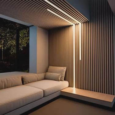 Imagem de Perfil Fino de 1m de Sobrepor 14x19mm sem Fita de Led