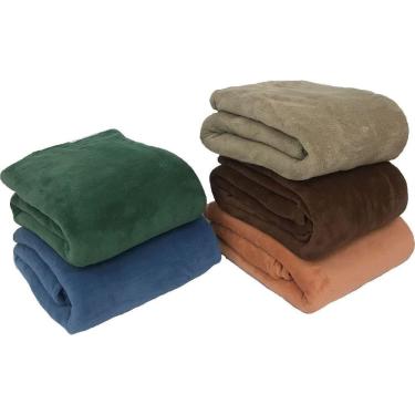 Imagem de Manta Casal Liso B Rolinho Sortida Andreza Enxovais