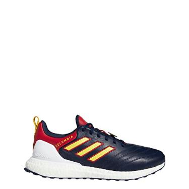 Imagem de adidas Portland Timbers Ultraboost DNA x Copa Tênis masculino, Azul-marinho, amarelo brilhante/Team P, 11.5