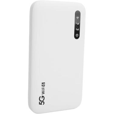 Imagem de Roteador De Ponto De Acesso Móvel 5g Wi Fi 6, Dispositivo Wi Fi Portátil De Banda Dupla De 2,4/5,8 Ghz, Modem 5g Com Slot Para Cartões Sim, Até 16 Dispositivos, Resistente à água Ip67, Pa