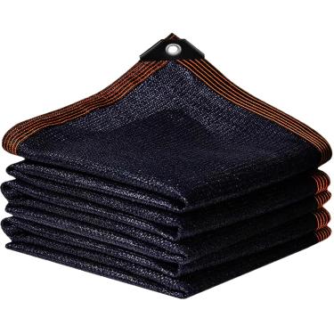 Imagem de IMSGVIFO Tela De Sombra 90% Preta Para Pátio, Lona Malha 6X8 Pés Com Ilhós, Proteção Solar Jardim, Estufa, Pérgola, Plantas, Galinheiro, Rede Externa