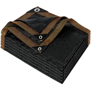 Imagem de QLOFEI Tela De Sombra 4X16 Pés Com Ilhós, 90% Proteção Solar Para Pátio Externo, Mais Fácil Pendurar - Jardim, Estufa, Pérgola, Gramado, Canil, Piscina, Galinheiro