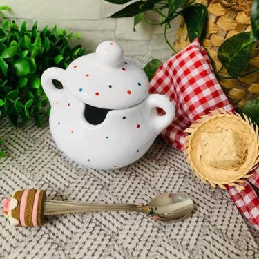 Imagem de Açucareiro Branco Poa - Ordalha