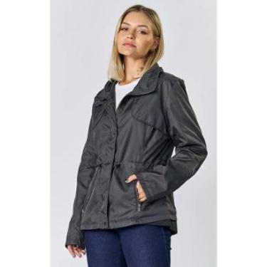 Imagem de JAQUETA CORTA VENTO E ZIPER FEMININA - PRETO - G-Feminino