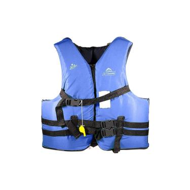 Imagem de Colete Salva Vidas Hiper Pesca Com Ziper EAF Suporta 120KG Feito Em Nylon