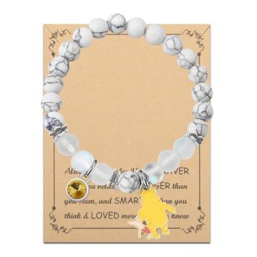 Imagem de FUSTMW Poohs Presentes de amizade Poohs e Piglets Pulseira de desenho animado para amantes de ursos, presentes de amizade, presente inspirador para amigos, Large, Cobre, Sem pedras preciosas