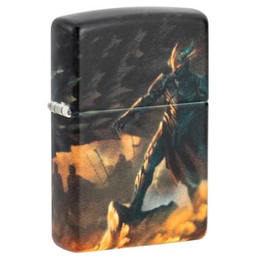 Imagem de Zippo Knight and Dragon Design 540 Isqueiro de bolso fosco