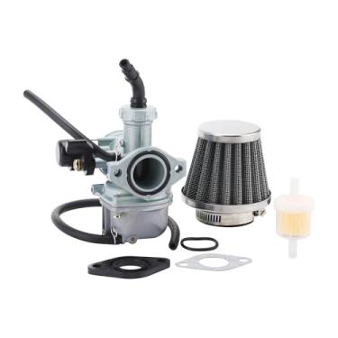 Imagem de GOOFIT PZ25 Carburador de 25 mm 35 mm Cabo de filtro de ar de substituição para scooter de motocicleta quadriciclo 125cc 140cc mini quadriciclo