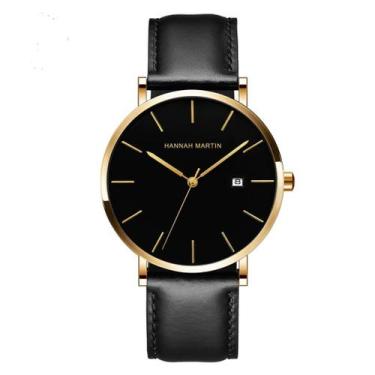 Imagem de Relógio Masculino Hannah Martin 151 Pulseira de Couro, 6