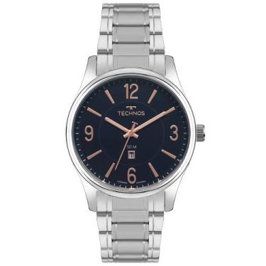 Imagem de Relógio Technos Masculino Steel Prata - 2115TZX/1A