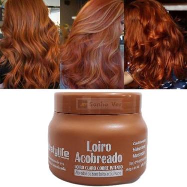 Imagem de Mascara Matizadora Loiro Acobreado Mairibel 250g - Mairibel Cosméticos